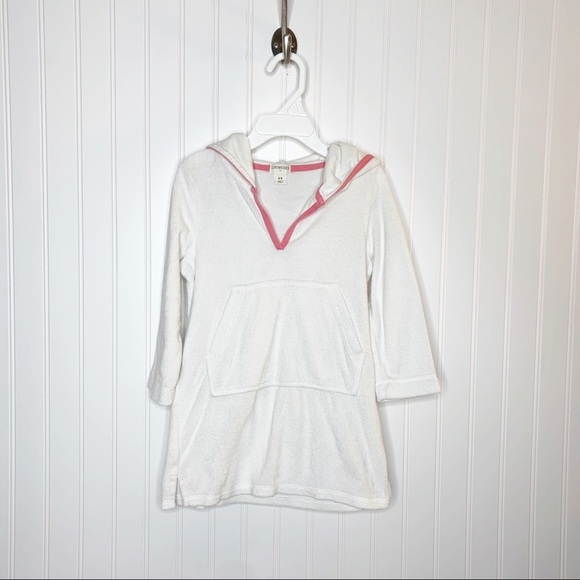 J. Crew Crewcuts Terry Cloth Hooded Cover Up - Picture 1 of 6
